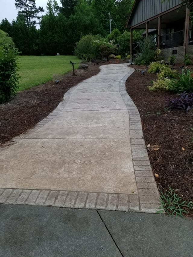 completed work for a recent customer