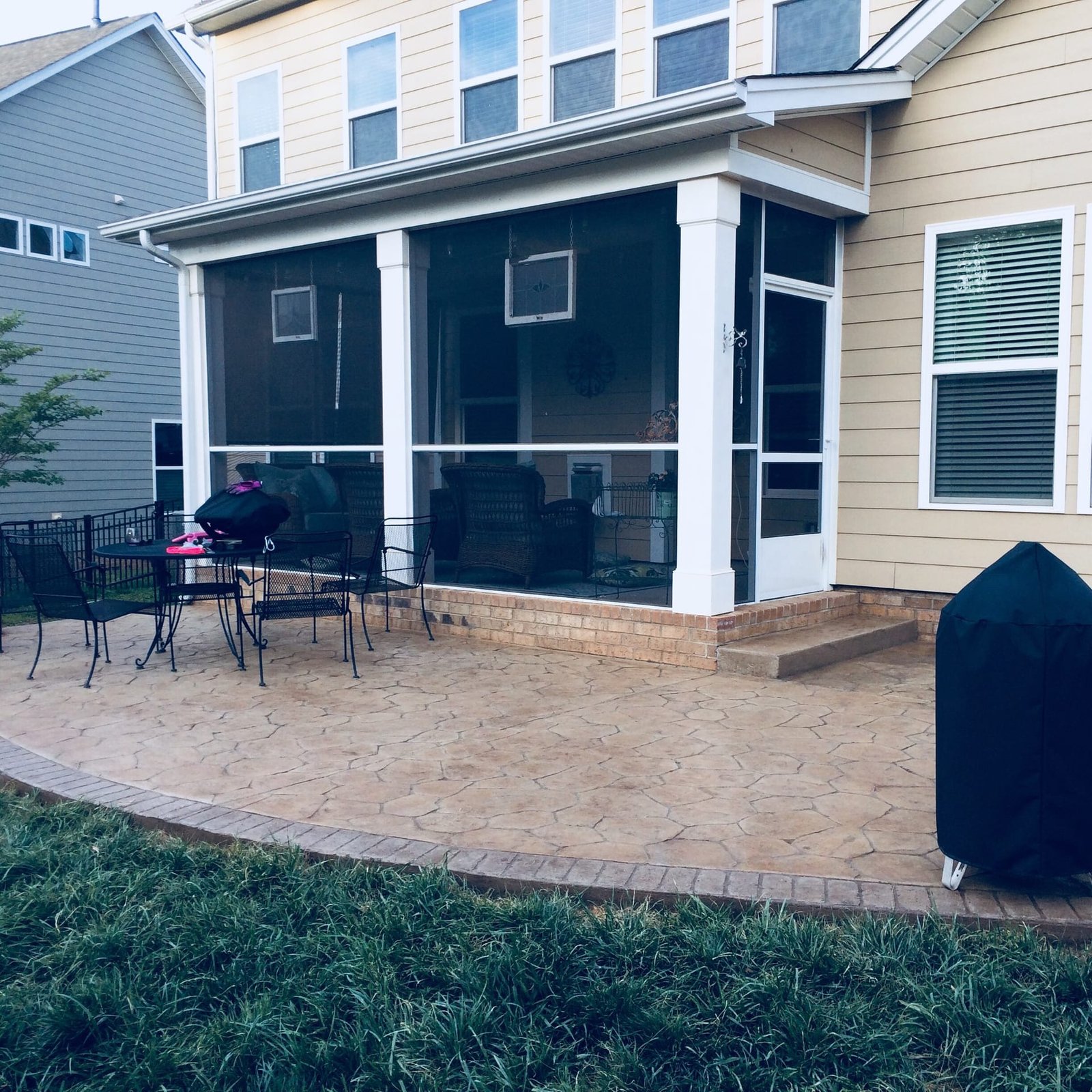 completed work for a recent customer